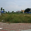 Khu vực đất đấu giá ở xã Thanh Cao, huyện Thanh Oai, thành phố Hà Nội. (Ảnh: PV/Vietnam+)