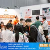 Vietnam Medipharm Expo 2024 có quy mô 100 gian hàng đến từ 8 quốc gia, vùng lãnh thổ. (Ảnh: PV/Vietnam+)