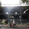 [Photo] Khung cảnh tan hoang của bar Luxury sau vụ cháy 