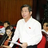Bộ trưởng Bộ Kế hoạch và Đầu tư Bùi Quang Vinh. (Ảnh: Nguyễn Dân/TTXVN)