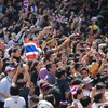 Người biểu tình phản đối chính phủ ở Bangkok ngày 21/1. (Nguồn: THX/TTXVN)