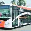 Xe buýt chạy điện lần đầu tiên có mặt trên đường phố Bangalore.