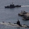 Tàu ngầm hạt nhân USS Columbus (SSN-762 ) lớp Los Angeles đã đến cảng Busan. (Nguồn: Reuters)