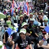 Người biểu tình Thái tập trung ở đại sứ quán nước ngoài