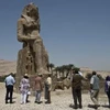 Pho tượng Pharaoh Amenhotep III tại Luxor. (Nguồn: AFP)