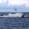 Tàu tuần dương Trung Quốc ở gần vùng đảo tranh chấp trên biển Hoa Đông hồi năm 2013. AFP/ TTXVN