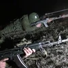 Lính dù Nga tham gia cuộc diễn tập ban đêm tại khu vực cách thị trấn miền nam Rostov 150km ngày 13/3. (Nguồn: AFP/TTXVN)
