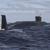 Tàu ngầm Yuri Dolgoruky của Nga. (Nguồn: AFP/TTXVN)