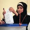 Người dân Iraq tham gia bỏ phiếu. (Nguồn: AFP/TTXVN)