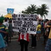 Người biểu tình ở Brazil vẫn rất hâm mộ bóng đá