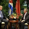 Chủ tịch Cuba Raul Castro hội đàm với Tổng thống Thổ Nhĩ Kỳ