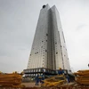 [Photo] Cận cảnh tòa nhà 57 tầng xây trong 19 ngày ở Trung Quốc