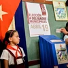 Khoảng 8,5 triệu cử tri Cuba đi bỏ phiếu bầu cử cấp địa phương
