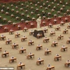 [Photo] Hàng nghìn học sinh thi tốt nghiệp ngay trên sân trường