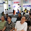 Từ ngày 21 đến 28/5, Bệnh viện Xanh Pôn tiếp nhận khám gần 8.500 lượt bệnh. (Ảnh: Dương Ngọc/TTXVN)