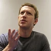 Chủ tịch, nhà sáng lập kiêm CEO Facebook Mark Zuckerberg phát biểu trong một cuộc phỏng vấn với Reuters tại Đại học Bogota vào ngày 14/1. (Nguồn: Reuters) 