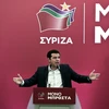 Ông Alexis Tsipras tại cuộc họp của đảng Syriza ở thủ đô Athens ngày 29/8. (Nguồn: AFP/TTXVN) 