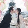 Huỳnh Hiểu Minh-Angelababy công bố ảnh cưới ngay trước hôn lễ