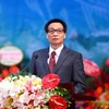 Phó Thủ tướng Vũ Đức Đam, Chủ tịch Hội đồng Chỉ đạo biên soạn bách khoa toàn thư Việt Nam. (Ảnh: Quý Trung/TTXVN)