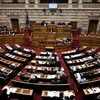 Toàn cảnh phiên họp Quốc hội Hy Lạp tại Athens ngày 16/10. (Nguồn: AFP/TTXVN)