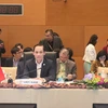 Thứ trưởng Bộ Ngoại giao Lê Hoài Trung tại cuộc họp trù bị cho ASEAN 27 và các Hội nghị cấp cao liên quan. (Ảnh: Kim Dung-Chí Giáp/Vietnam+)