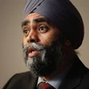 Bộ trưởng Quốc phòng Canada Harjit Sajjan. (Nguồn: Canadian Press)