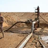 Liên quân quốc tế do Mỹ dẫn đầu tấn công vào mục tiêu là các cơ sở lọc dầu ở Syria do IS chiếm giữ. (Nguồn: AFP/TTXVN)