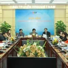 Đài Truyền hình Việt Nam tổ chức họp báo Liên hoan Truyền hình toàn quốc lần thứ 35. (Ảnh: Minh Quyết/TTXVN)