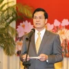 Thứ trưởng Bộ Ngoại giao Hà Kim Ngọc phát biểu tại buổi gặp gỡ. (Ảnh: An Đăng/TTXVN)