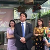 Đại sứ Nguyễn Việt Dũng phát biểu chúc Tết. (Nguồn: Vietnam+)
