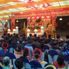 Quang cảnh Lễ kỷ niệm 790 năm Ngày nhà Trần phát nghiệp Đế vương tại đền Trần-Thái Bình. (Ảnh: Xuân Tiến/TTXVN)