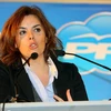 Phó Thủ tướng Tây Ban Nha Soraya de Santamaria đã tuyên bố từ chức do một trong những cộng sự chính dính líu tới tham nhũng. (Nguồn: elblogsalmon.com)