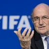 Ông Sepp Blatter trong một cuộc họp báo ở Zurich, Thụy Sĩ ngày 20/7/2015. (Nguồn: AFP/TTXVN)