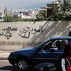 Đường phố ở khu vực ngoại ô phía nam của thủ đô Beirut ngày 26/2. (Nguồn: AFP/TTXVN)