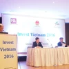 Đại sứ Việt Nam tại Ấn Độ Tôn Sinh Thành phát biểu tại hội nghị. (Ảnh: Huy Bình/Vietnam+)