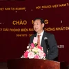 Đại sứ Trần Thành Công phát biểu tại lễ kỷ niệm (Nguồn: Đại sứ quán Việt Nam tại Romania)