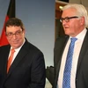 Bộ trưởng Ngoại giao Đức Frank-Walter Steinmeir (phải) và người đồng cấp Cuba Bruno Rodriguez Parrilla. (Nguồn: dw.com)