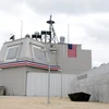 Hệ thống lá chắn tên lửa AEGIS Ashore của Mỹ tại căn cứ Deveselu, Tây Nam Bucharest, Romania ngày 12/5. (Nguồn: THX/TTXVN)