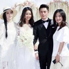 Đám cưới của Lâm Tâm Như và Hoắc Kiến Hoa. (Nguồn: JakartaPost)