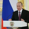 Tổng thống Vladimir Putin phát biểu tại Moskva ngày 27/7. (Nguồn: AFP/TTXVN)