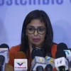 Ngoại trưởng Venezuela Delcy Rodríguez. (Nguồn: EPA/TTXVN)