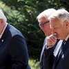 Ngoại trưởng Đức Frank-Walter Steinmeier (giữa), Ngoại trưởng Pháp Jean-Marc Ayrault (phải) và người đồng cấp Ba Lan Witold Waszczykowski. (Nguồn: Reuters)