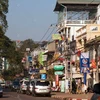 Đường phố ở Vientiane, Lào. (Nguồn: alamy.com)