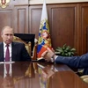 Tổng thống Vladimir Putin đã có cuộc gặp với ông Naryshkin tại Điện Kremlin. (Nguồn: EPA) 