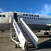 Máy bay của hãng hàng không Aegean. (Nguồn: wordpress.com)