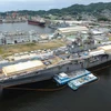 Chiến hạm USS Bonhomme Richard tại căn cứ hải quân Mỹ ở Sasebo. (Nguồn: stripes.com)