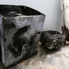 Máy giặt Samsung bốc cháy tại căn hộ ở đường Segar, Singapore. (Nguồn: straitstimes.com)
