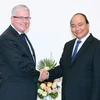 Thủ tướng Nguyễn Xuân Phúc tiếp Đại sứ Đặc mệnh Toàn quyền Australia Craig Chittick đến chào xã giao nhân dịp nhận nhiệm kỳ công tác tại Việt Nam. (Ảnh: Thống Nhất/TTXVN)