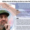 [Infographics] Những câu nói nổi tiếng của lãnh tụ Cuba Fidel Castro