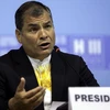 Tổng thống Ecuador Rafael Correa. (Nguồn: THX/TTXVN)